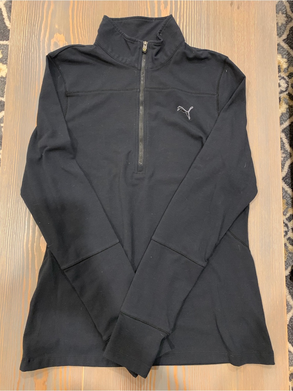 Women’s Puma Black Half-Zip Pullover